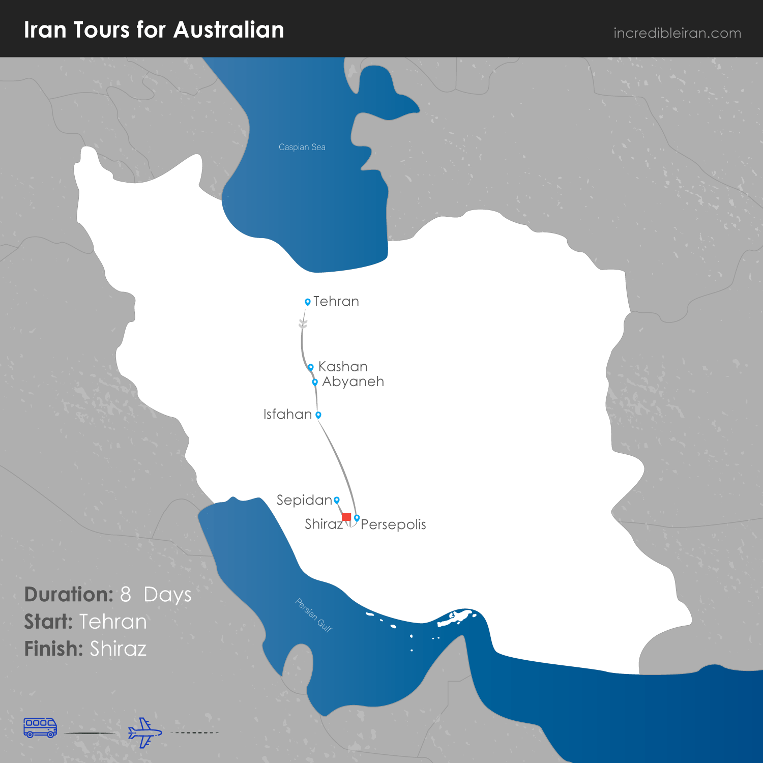 Iran Tours for Australian